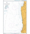 British Admiralty Nautical Chart 4235 Bahia Valparaiso to Bahia Coquimbo