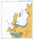 British Admiralty Nautical Chart 4247 Approaches to Bahia Concepcion and Bahia San Vicente