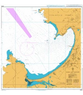 British Admiralty Nautical Chart 4249 Bahia San Vincente