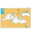 British Admiralty Nautical Chart 4300 Mediterranean and Black Seas