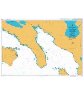 British Admiralty Nautical Chart 4488 Tayabas Bay to Burias Pass including Ragay Gulf