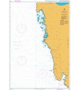 British Admiralty Nautical Chart 4492 Subic Bay to Dasol Bay