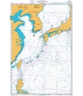 British Admiralty Nautical Chart 4509 Western Portion of Japan