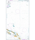 British Admiralty Nautical Chart 4623 Solomon Islands to Kosrae Island