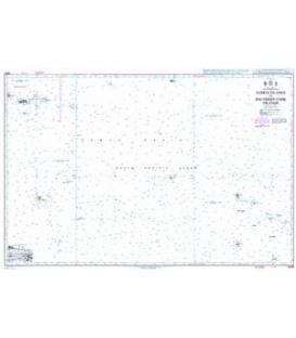 British Admiralty Nautical Chart 4630 Samoa Islands to Southern Cook Islands