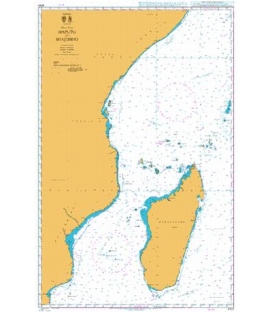 British Admiralty Nautical Chart 4701 Maputo to Muqdisho