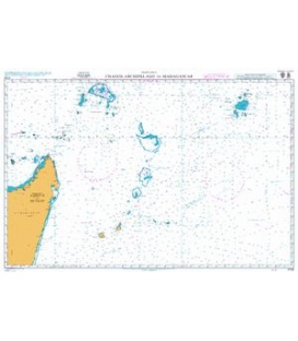 British Admiralty Nautical Chart 4702 Chagos Archipelago to Madagascar