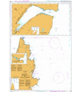 British Admiralty Nautical Chart 4736 Motion Bay to/a Cape St Francis