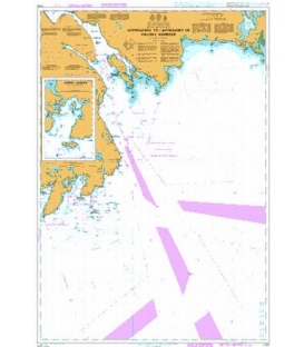 British Admiralty Nautical Chart 4752 Approaches To/Approches De Halifax Harbour