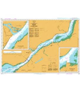 British Admiralty Nautical Chart 4789 Batiscan au/to Lac Saint-Pierre