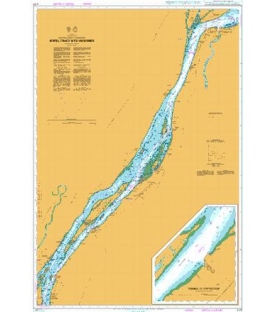 British Admiralty Nautical Chart 4791 Sorel a/to Varennes