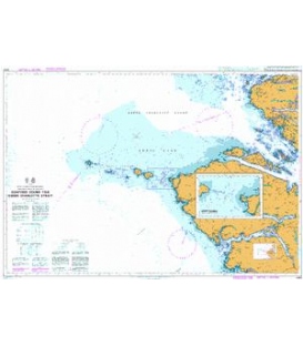 British Admiralty Nautical Chart 4942 Quatsino Sound to Queen Charlotte Strait