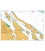 British Admiralty Nautical Chart 4955 North Pender Island to Thetis Island