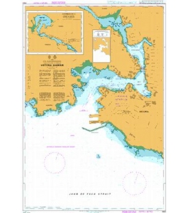 British Admiralty Nautical Chart 4959 Victoria Harbour