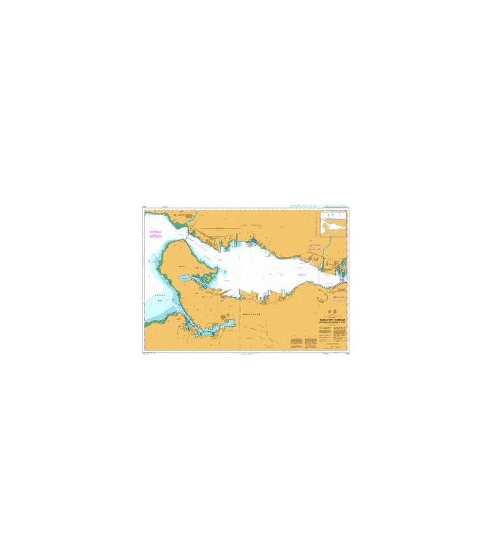 BA Nautical Chart 4963 Vancouver Harbour,Western Portion/Partie Ouest