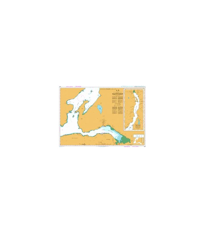 British Admiralty Nautical Chart 4965 Vancouver Harbour Eastern Portion ...