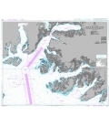 British Admiralty Nautical Chart 4981 Prince William Sound Port Fidalgo and Valdez Arm