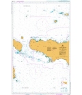 British Admiralty Australian Nautical Chart AUS386 Cape Cretin to Vitu Islands