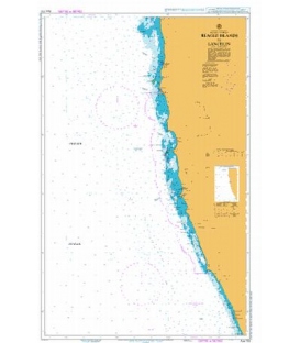 British Admiralty Australian Nautical Chart 753 Beagle Islands to Lancelin