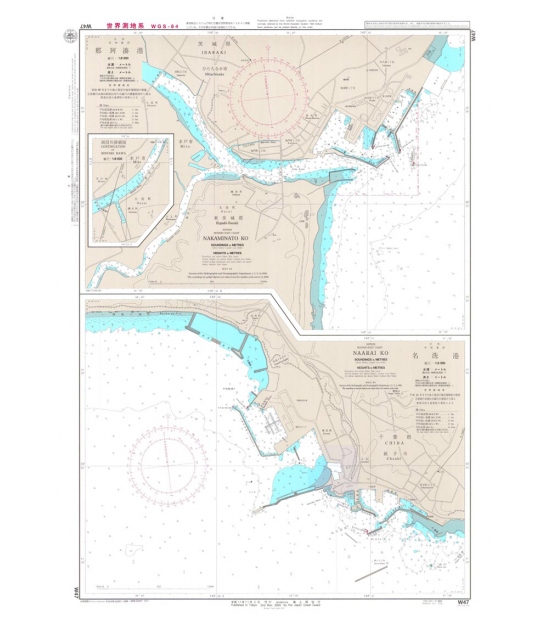 JHA Chart W1153 Plans on the Northern Part of Honshu