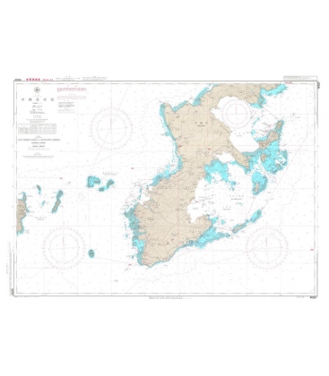 Japan Hydrographic Association (JHA) Nautical Chart W222A Southern
