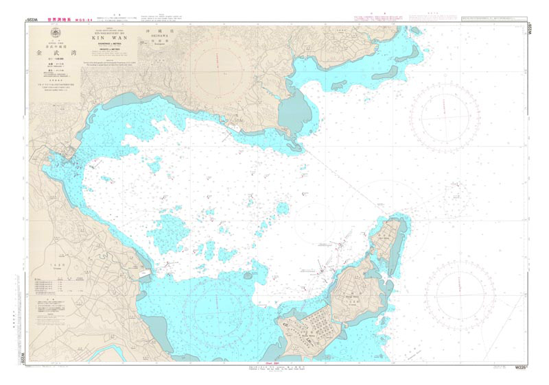 Japan Hydrographic Association (JHA) Nautical Chart W228A