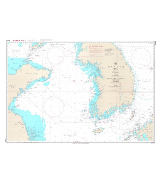 JHA Nautical Chart W1200(INT5205) Tsushima Kaikyo and Approaches