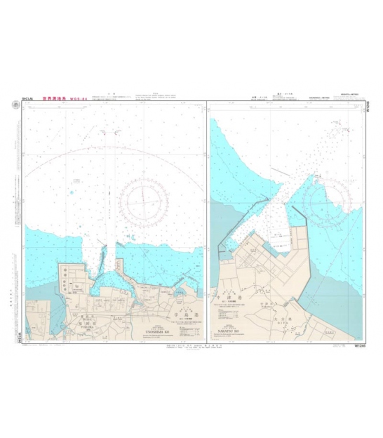 Japan Hydrographic Association (JHA) Nautical Chart W228A