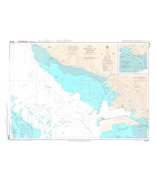 Japan Hydrographic Association (JHA) Nautical Chart W241