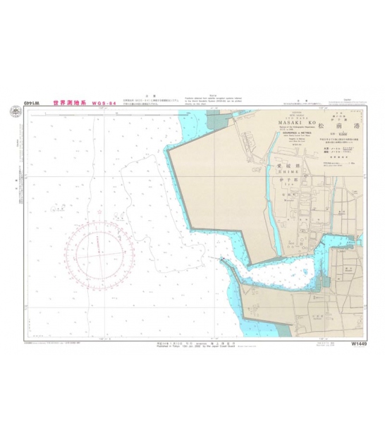 Japan Hydrographic Association (JHA) Nautical Chart W1078