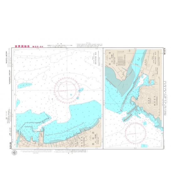 JHA Nautical Chart W1235 Approaches to Terashima Suido