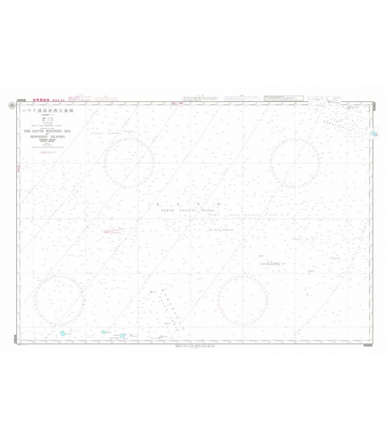 JHA Nautical Chart W1006 Eastern Part of Honshu and Hokkaido