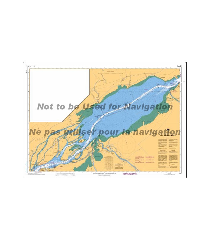 Canadian Nautical Charts Quebec Region 1312 Lac SaintPierre