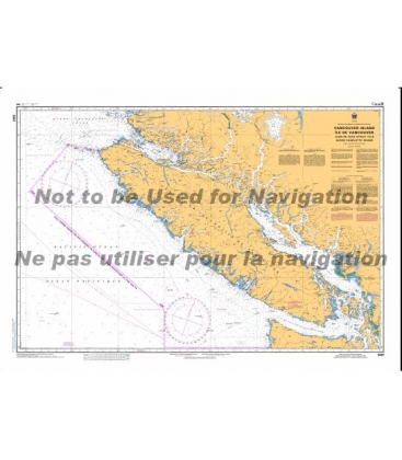 Canadian Nautical Charts Pacific Region 3001 Vancouver Island - Ile de ...