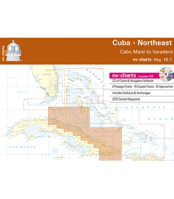 NV-Charts Chartkit Region 10.1: Cuba Northeast, Pta. Maisi to Varadero, 2010 Edition