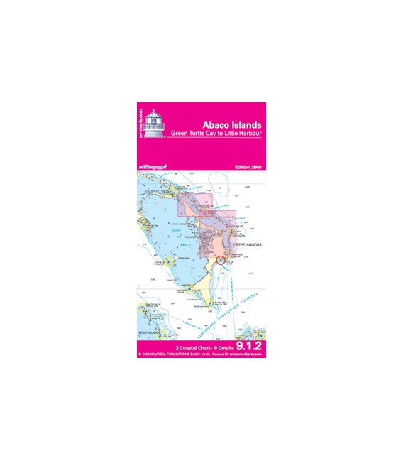 NV-Charts Charts Waterproof 9.1.2: Abaco IslandsGreen Turtle Cay to Little Harbour, Edition 2009