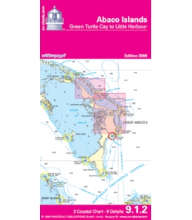 NV-Charts Charts Waterproof 9.1.2: Abaco IslandsGreen Turtle Cay to Little Harbour, Edition 2009