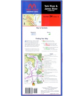 Maptech - York and James Rivers Waterproof Chart