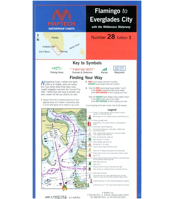 Maptech - Flamingo to Everglades City Waterproof Chart