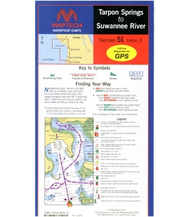 Maptech - Tarpon Springs to Suwanee River Waterproof Chart, 2nd Edition, 2018