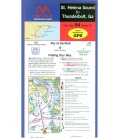 Maptech Waterproof Chart WPC094, St. Helena Sound to Thunderbolt, GA, 1st, Edition, 2001