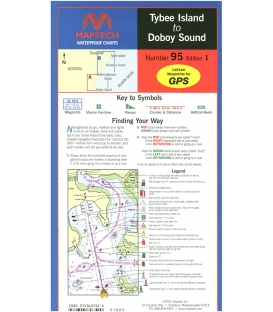 Maptech - Tybee Island to Doboy Sound Waterproof Chart