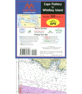 Maptech - Cape Flattery to Whidbey Island, Waterproof Chart