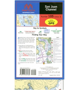Maptech - San Juan Channel, Waterproof Chart