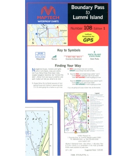 Maptech - Boundary Pass to Lummi Island Waterproof Chart