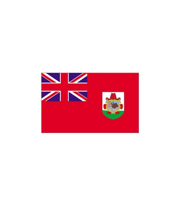 Bermuda Large Hand Waving Courtesy Flag 