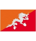 Bhutan Courtesy Flag