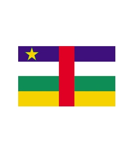 Central African Republic Courtesy Flag