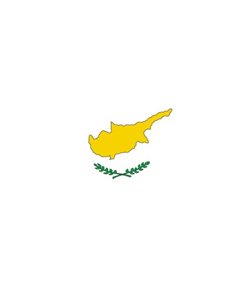 Turkish Republic of Northern Cyprus Large Hand Waving Courtesy Flag