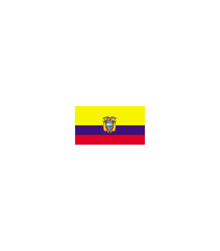 Ecuador Courtesy Flag (Civil) 12x18 in.